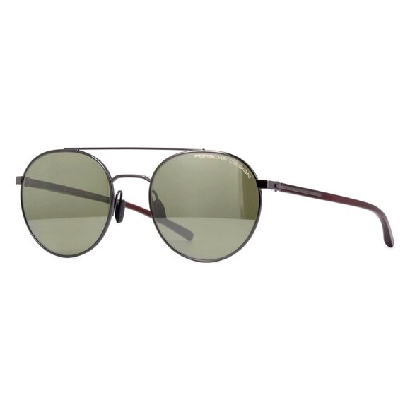 New PORSCHE DESIGN Grey Round P8932 B Sunglasses Women - Picture 1 of 4